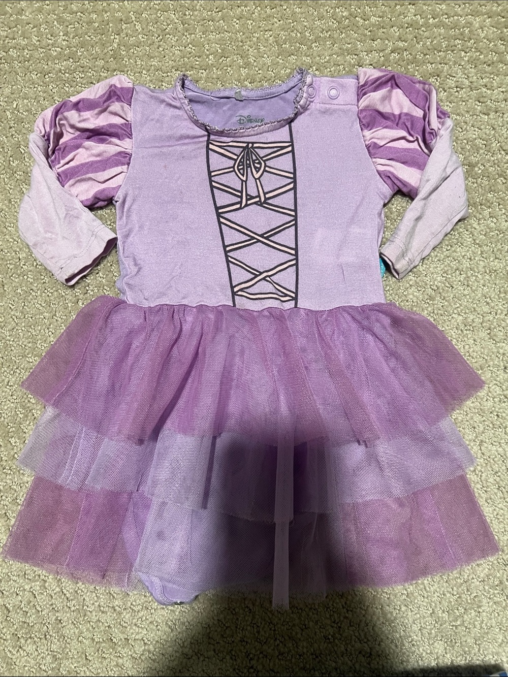 Posh Peanut Rupunzel Purple Layered Tulle Dress